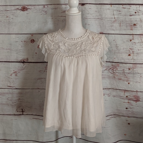Anthropologie Tops - Anthropologie Moulinette Soeurs Blouse Size 8